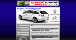 Desktop Screenshot of peugeot-diag.stranky1.cz