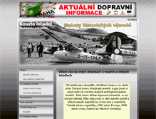 Tablet Screenshot of letadla.stranky1.cz