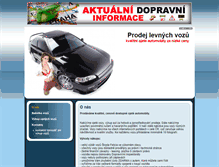 Tablet Screenshot of levnyauto.stranky1.cz