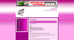 Desktop Screenshot of fanclub-diamant-girls.stranky1.cz