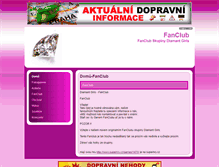 Tablet Screenshot of fanclub-diamant-girls.stranky1.cz