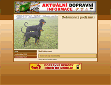Tablet Screenshot of dobrman.stranky1.cz